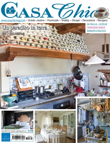 Okładka magazynu Casa Chic, projekt wnętrz domu Ewa Kanach (KANACH INTERIORS)