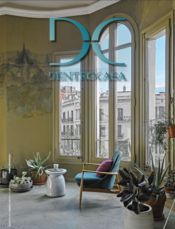 Okładka włoskiego magazynu wnętrzarskiego DENTROCASA z artykułem o projekcie KANACH INTERIORS 