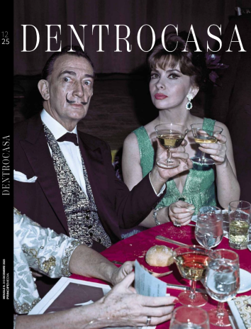 Okładka włoskiego magazynu wnętrzarskiego DENTROCASA z artykułem o projekcie KANACH INTERIORS 